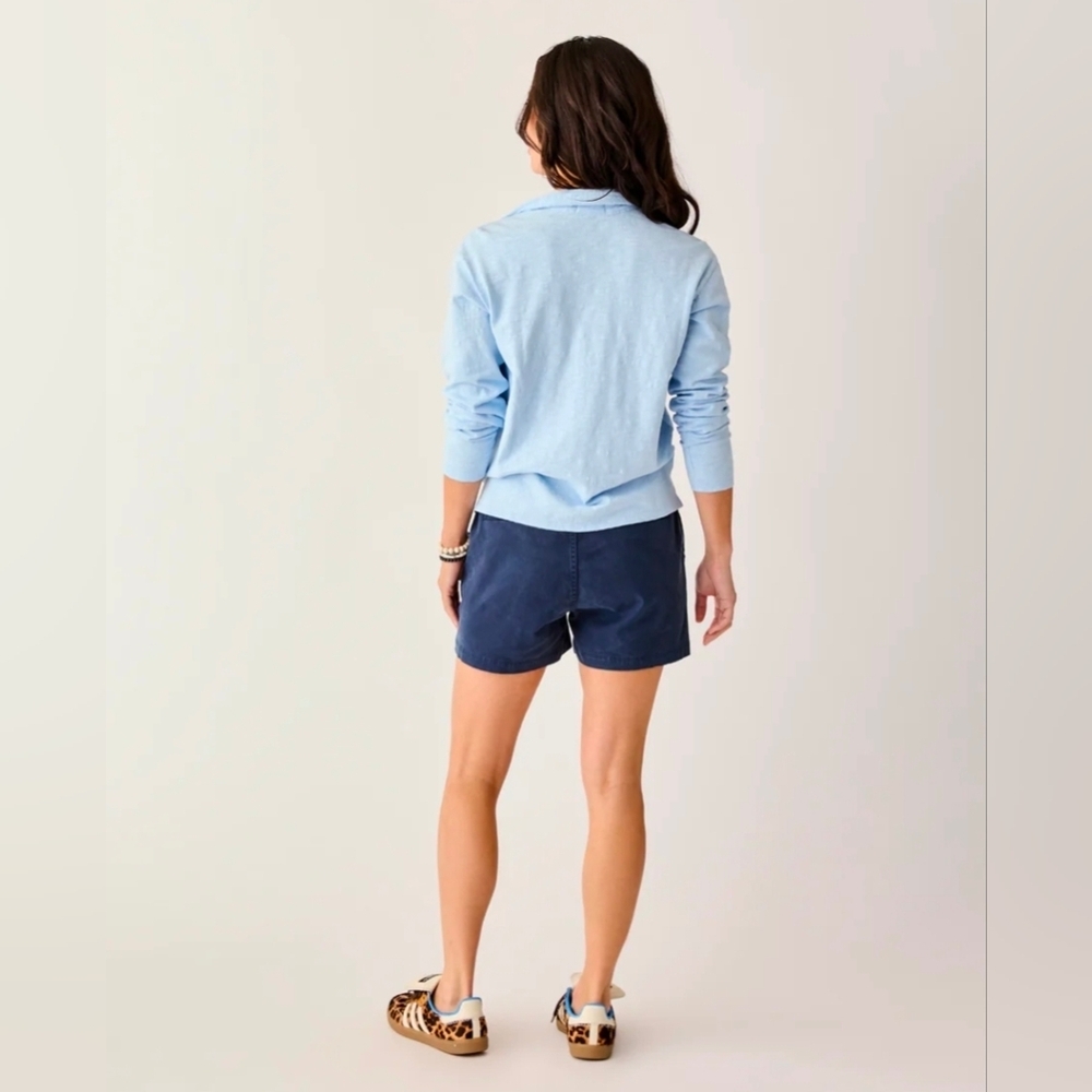 Size 10 Carve Designs Navy Sausalito Shorts With Pockets - Picture 3 of 7